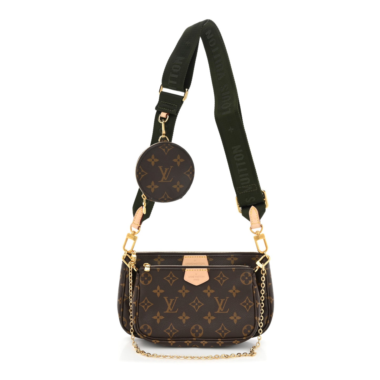 Monogram Multi Pochette Accessories Kaki