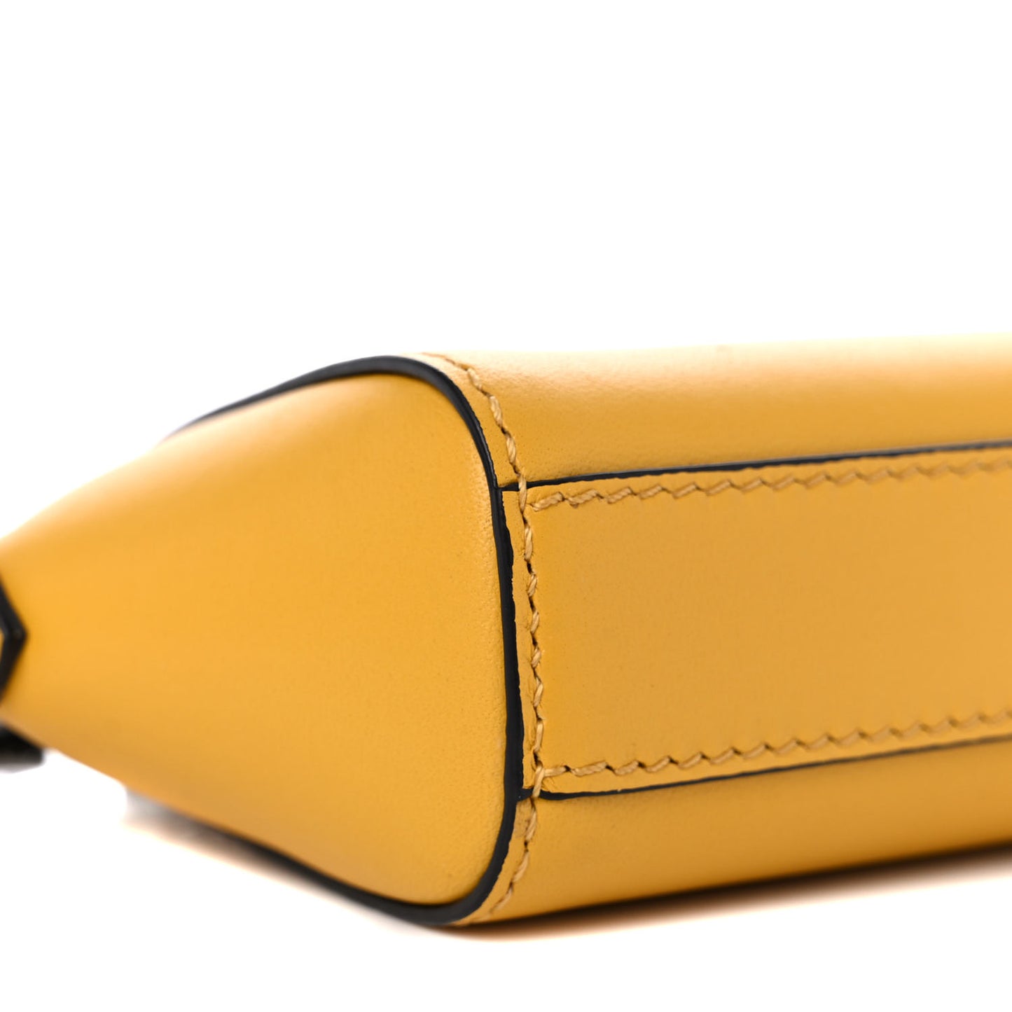 Lambskin Baby Antigona Dark Yellow