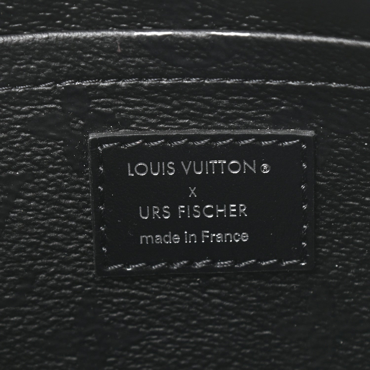 Louis Vuitton X UF Tufted Monogram Pochette Accessories White Black 7 of 7