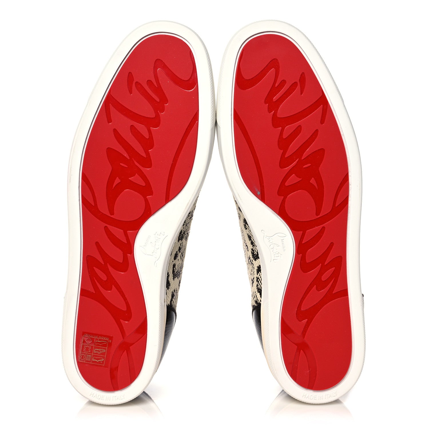 Christian Louboutin Calfskin Mens Junior Orlato Flat Sneakers 44.5 Version Multi 6 of 11