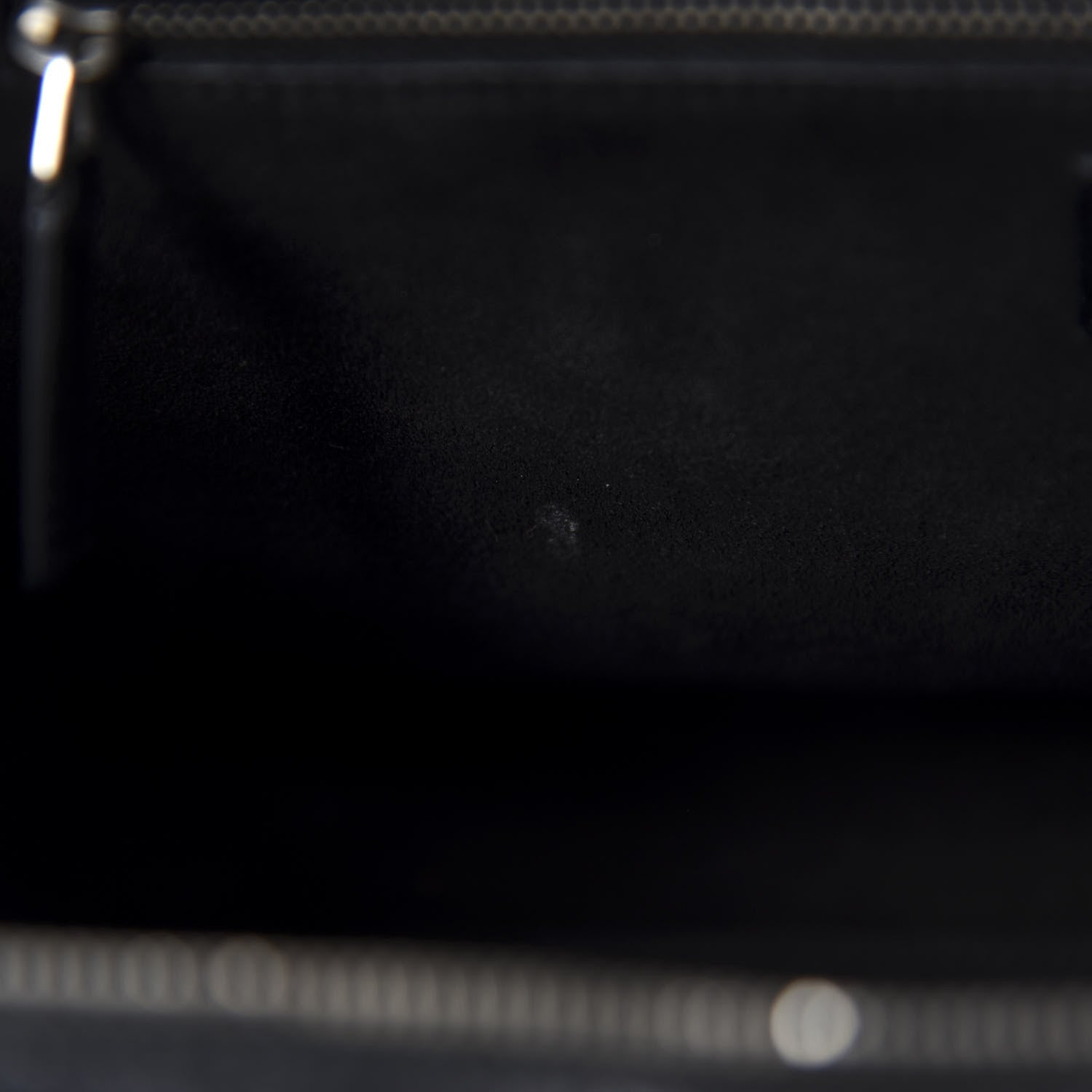 Saint Laurent Calfskin Crocodile Embossed Medium Cabas Rive Gauche Black 10 of 11