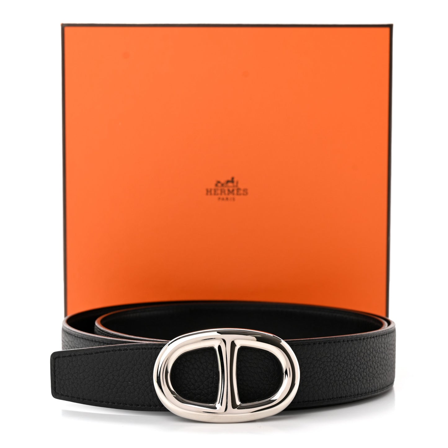 Togo Chaine D'Ancre Belt 95 38 Black