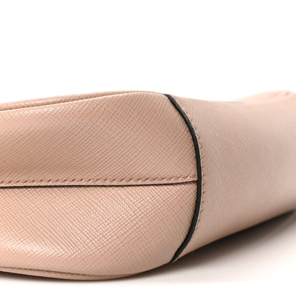 Prada Saffiano Flap Shoulder Bag Cipria 9 of 10