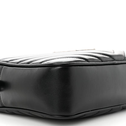 Saint Laurent Calfskin Matelasse Monogram Lou Camera Bag Black 9 of 11