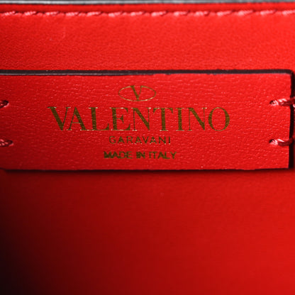 Valentino Garavani Grainy Calfskin Small VSling Shoulder Bag Blue 6 of 9