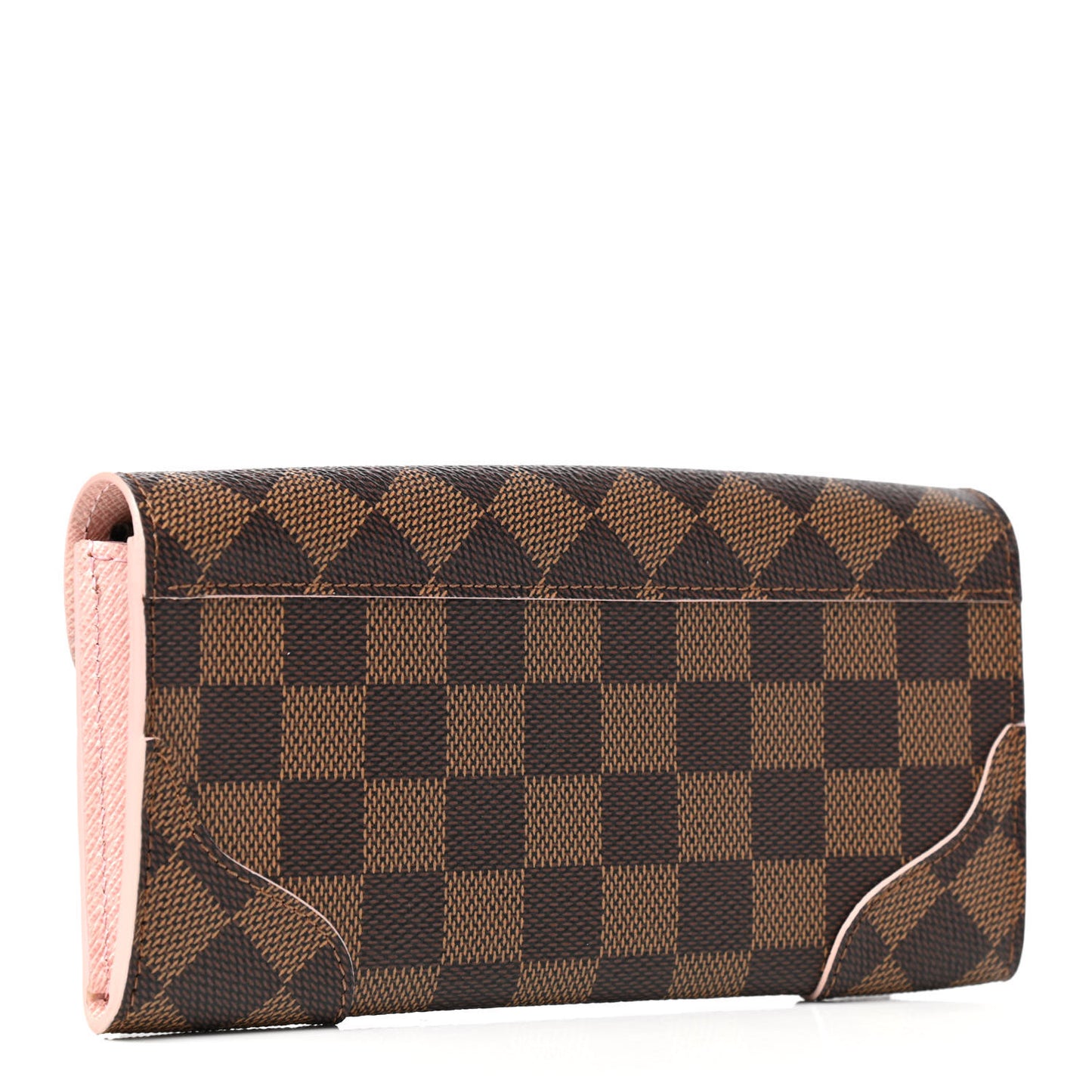 Damier Ebene Caissa Wallet Rose Ballerine