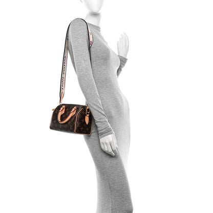Louis Vuitton Monogram Speedy Bandouliere 20 Black 2 of 11