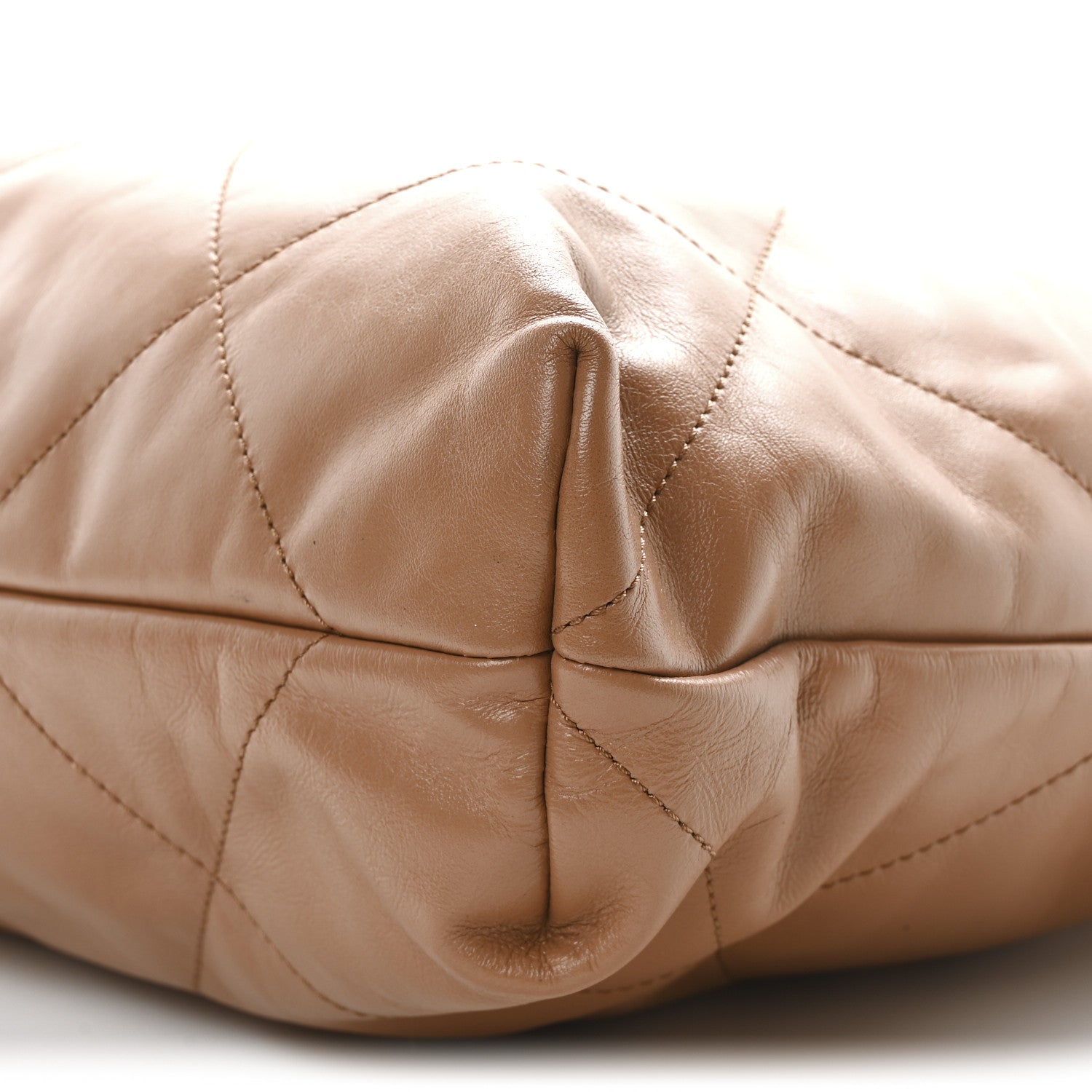 Chanel Shiny Calfskin Quilted Chanel 22 Brown 11 of 11