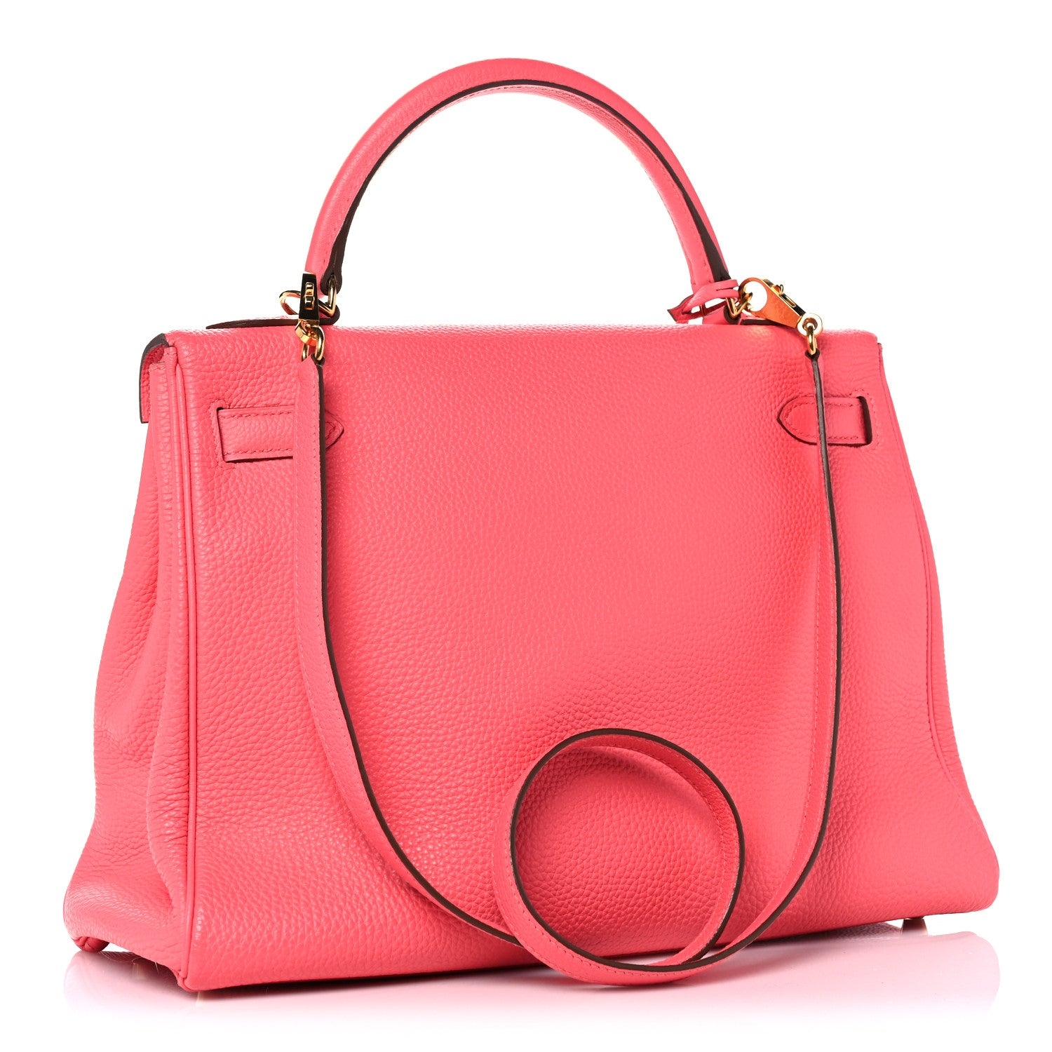 Hermes Togo Kelly Retourne 32 Rose Lipstick 3 of 40