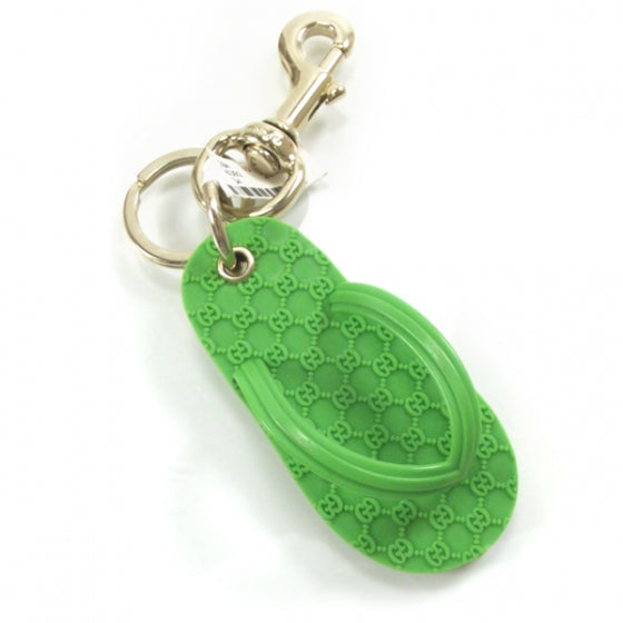 Gucci Rubber Flip Flop Keychain Green 1 of 7