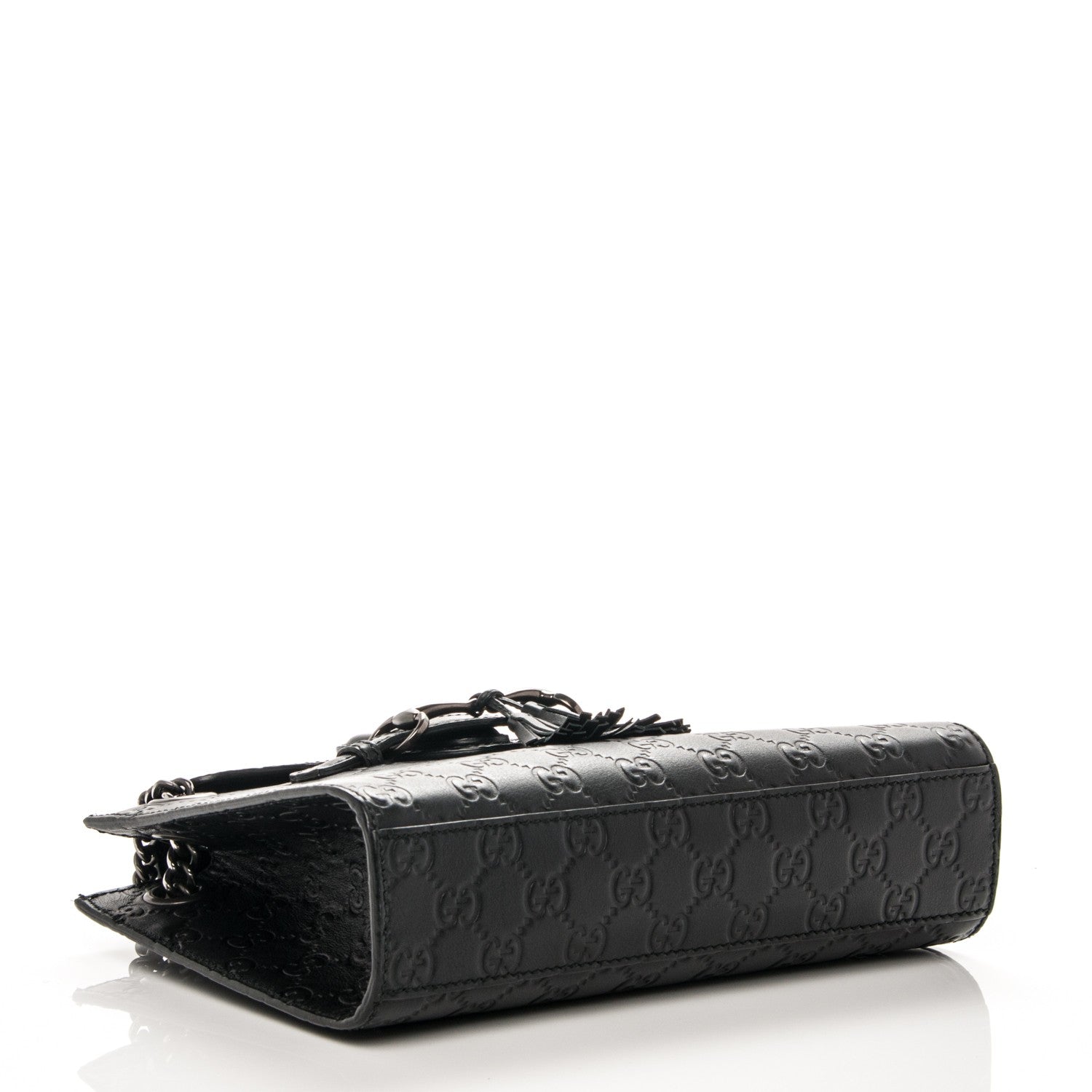 Gucci Guccissima Small Emily Shoulder Bag Black 4 of 8