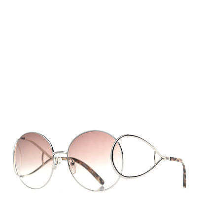 Chloe Jackson Oversized Round Sunglasses CE124S Turtledove 1 of 7