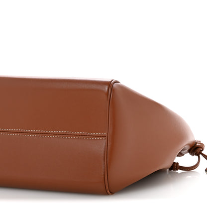 Celine Smooth Calfskin Cuir Small Triomphe Cabas Drawstring Tan 11 of 13