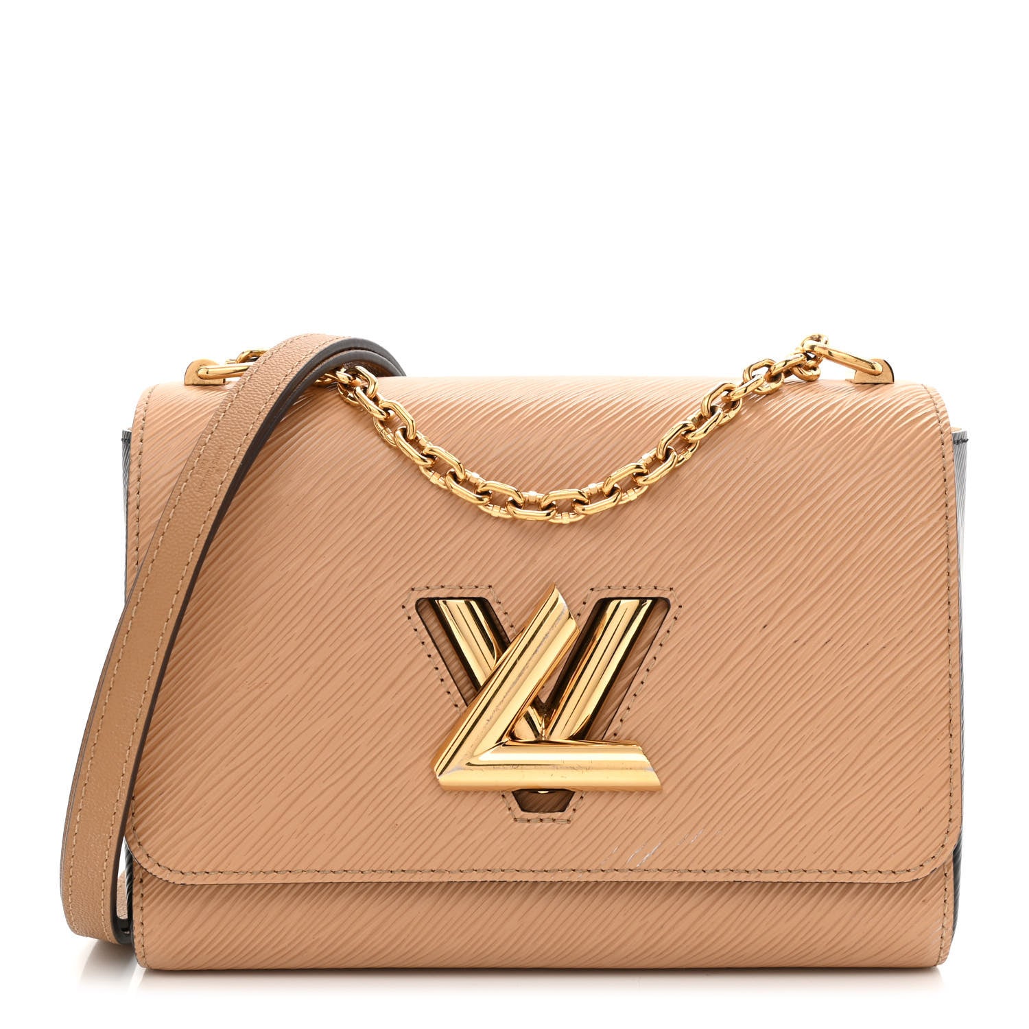 Louis Vuitton Epi Twist Shoulder Bag MM Camel 3 of 11