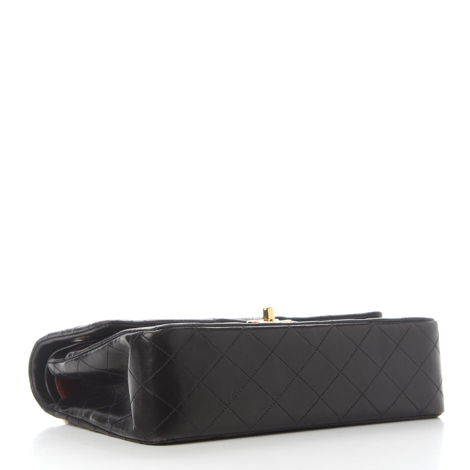 Chanel Lambskin Quilted Medium Double Flap Black 4 of 12