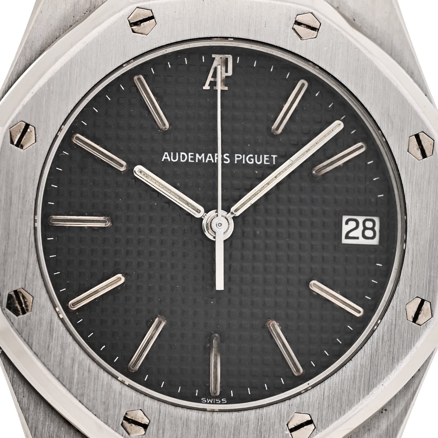 Audemars Piguet Stainless Steel 36mm Royal Oak Quartz Watch Black 56023ST 5 of 5