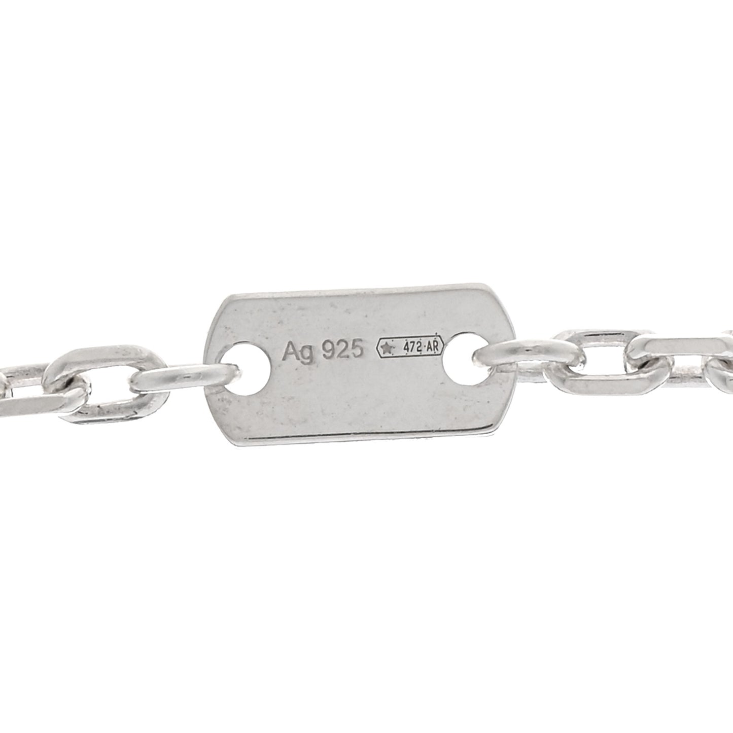 Sterling Silver Trademark Charm Necklace