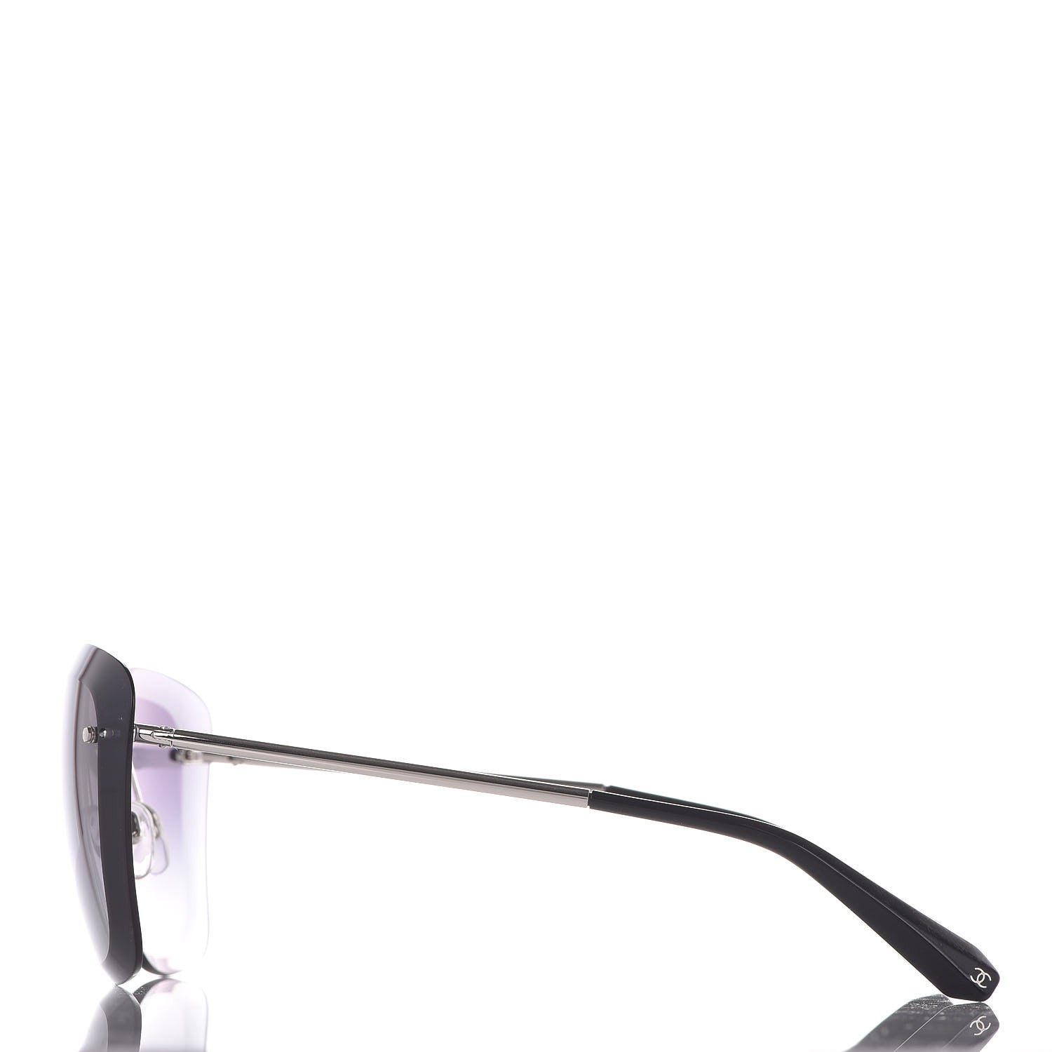 Chanel Butterfly Spring Sunglasses 4221 Dark Silver Grey 2 of 9