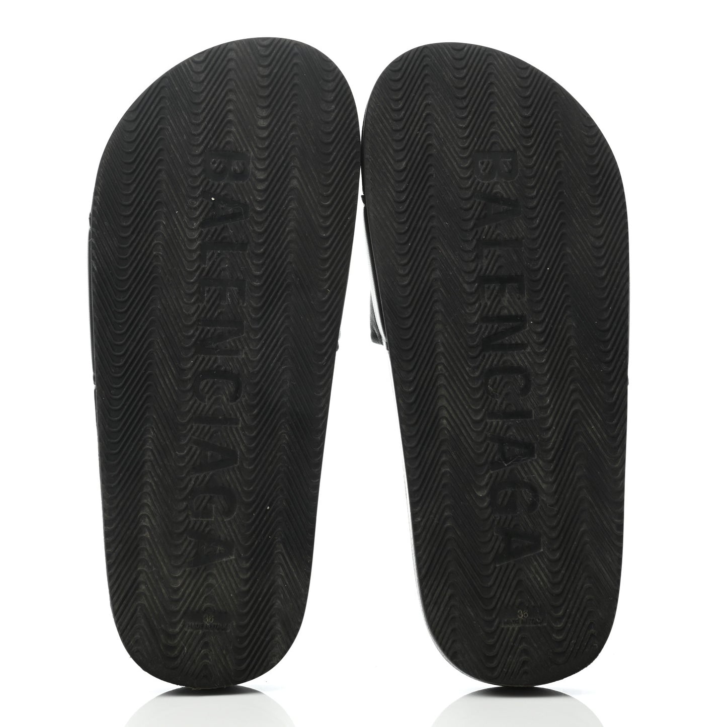 Nappa Political Campaign Logo Womens Pool Slide Sandals 36 Black White Vermillon
