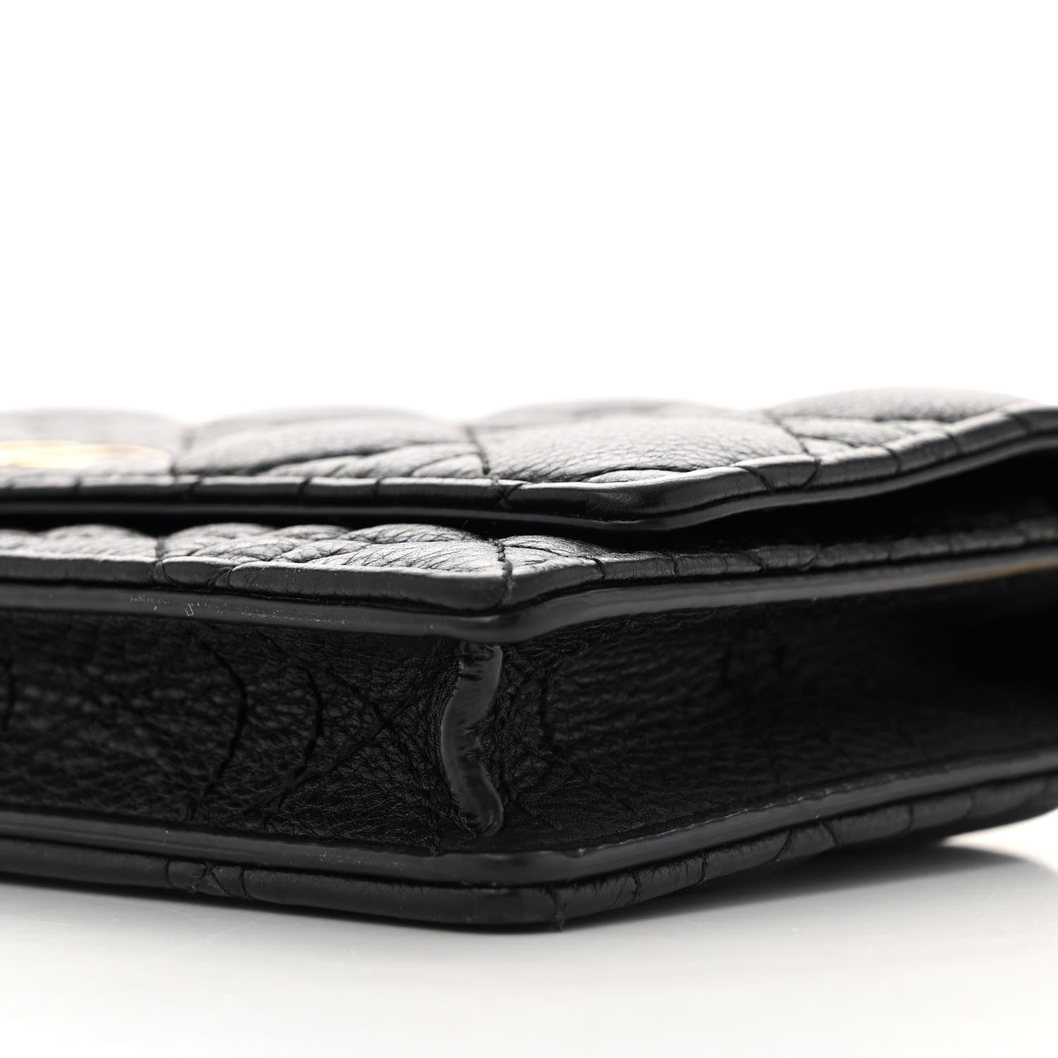 Christian Dior Supple Calfskin Caro Pouch with Chain Black 10 of 14