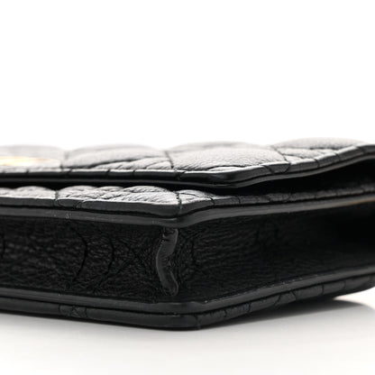 Christian Dior Supple Calfskin Caro Pouch with Chain Black 10 of 14