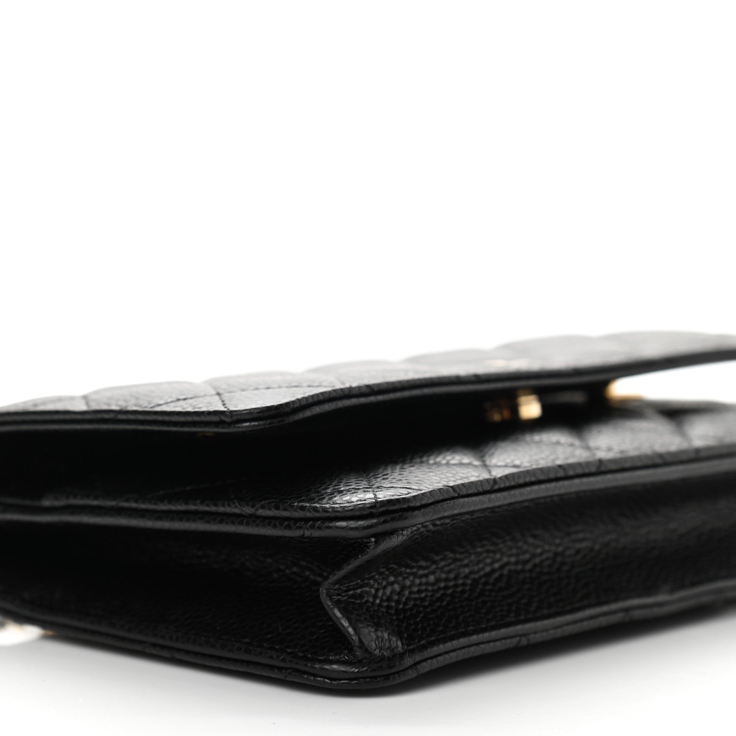 Chanel Caviar Quilted Wallet On Chain WOC Black 10 of 12