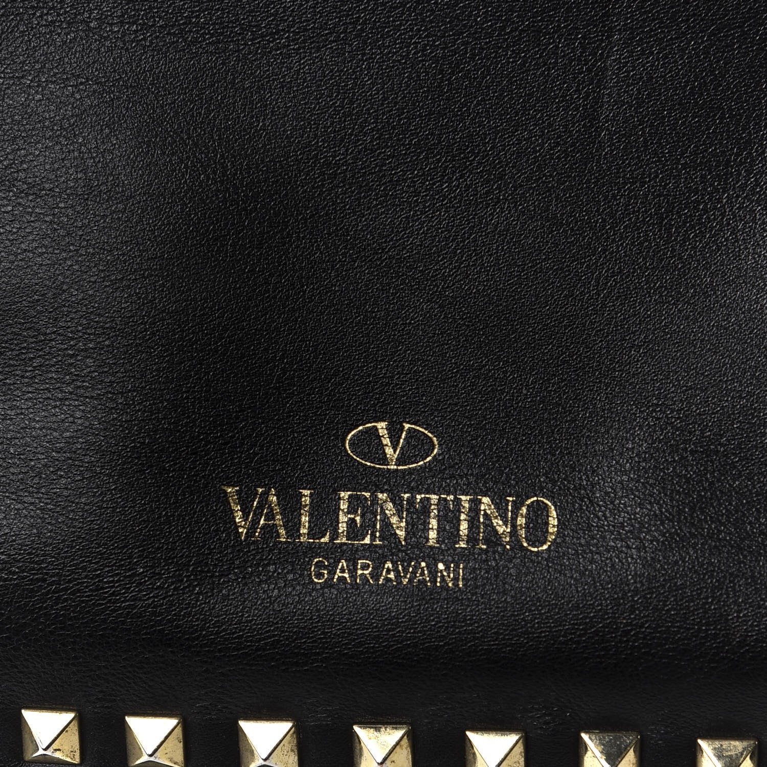 Valentino Garavani Vitello Medium Rockstud Tote Black 8 of 10