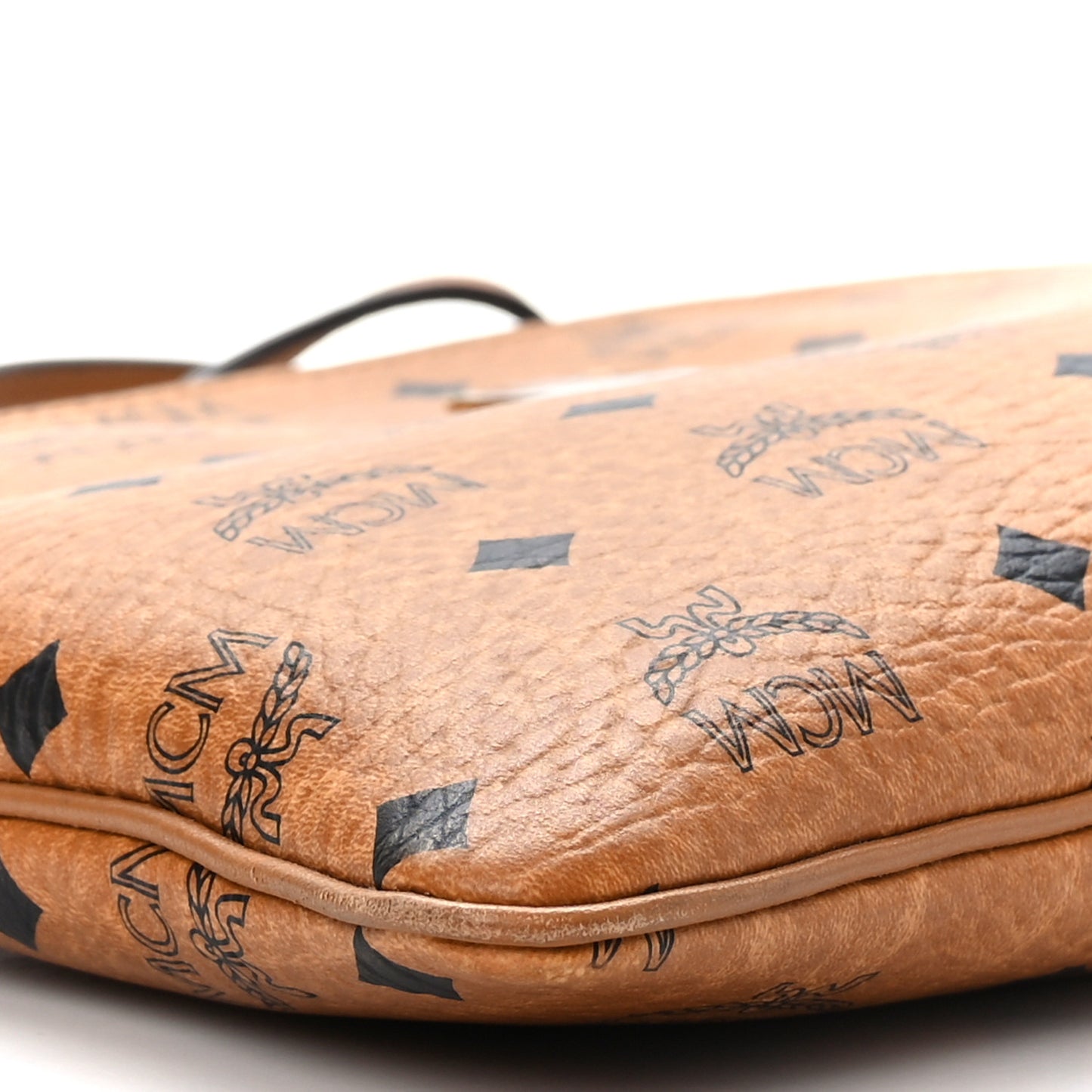 Visetos Medium Crossbody Pouch Cognac