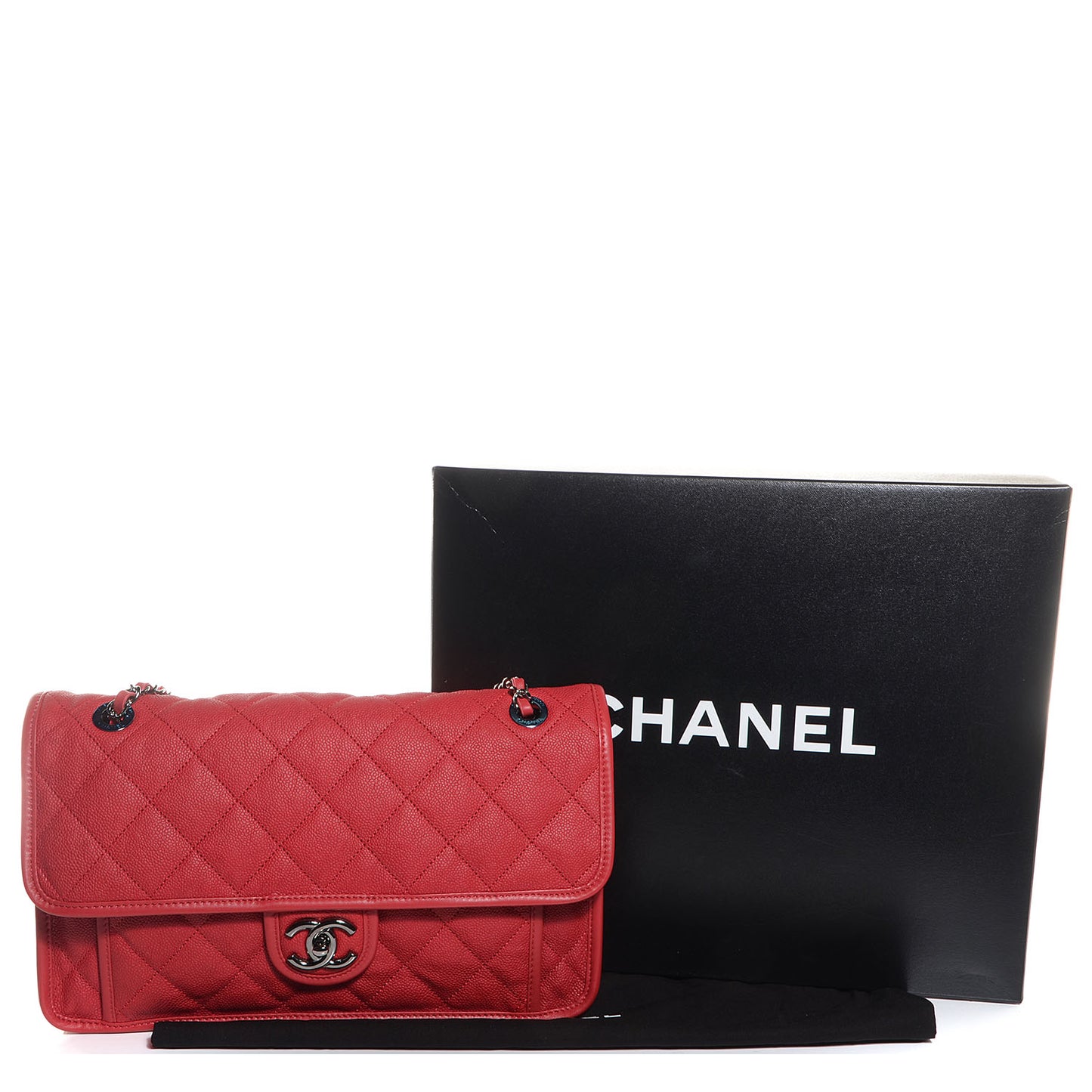 Caviar French Riviera Large Flap Red