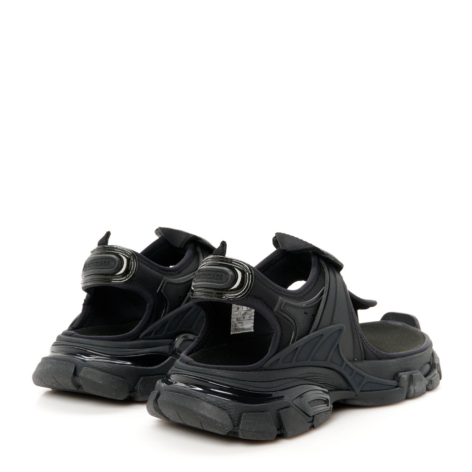 Balenciaga Neoprene Rubber Thong Sandals 36 Black 5 of 10