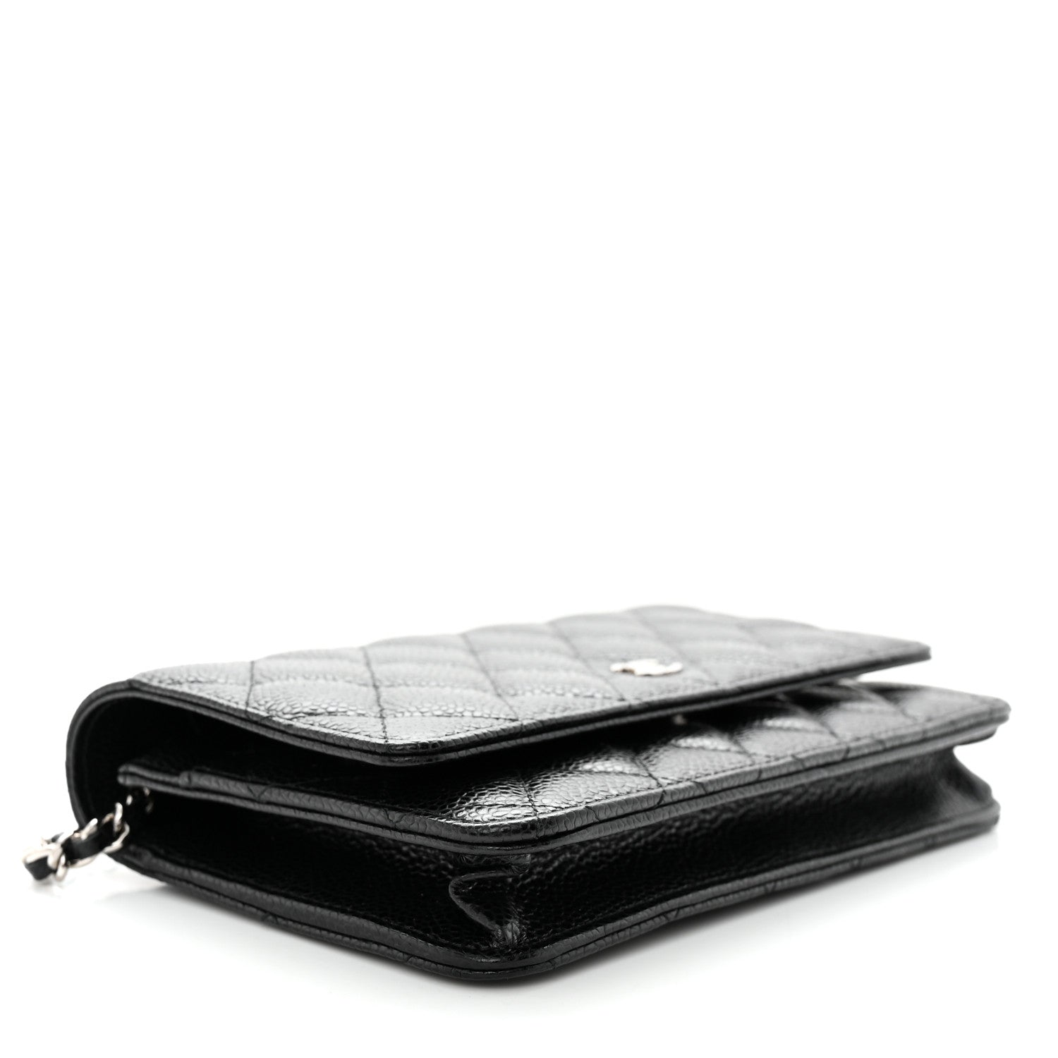 Chanel Caviar Quilted Wallet on Chain WOC Black 3 of 11