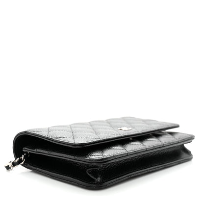 Chanel Caviar Quilted Wallet on Chain WOC Black 3 of 11