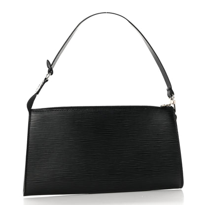 Louis Vuitton Epi Pochette Accessories 24 Black 3 of 8