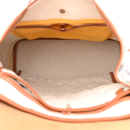 Goyard Goyardine Calfskin Alpin MM Backpack Gold Black 5 of 16