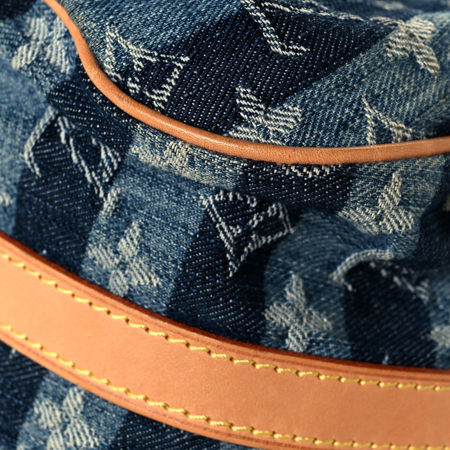 Louis Vuitton Denim Raye Porte Epaule MM 13 of 16