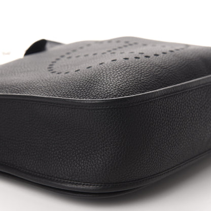Hermes Taurillon Clemence Evelyne III GM Black 6 of 10