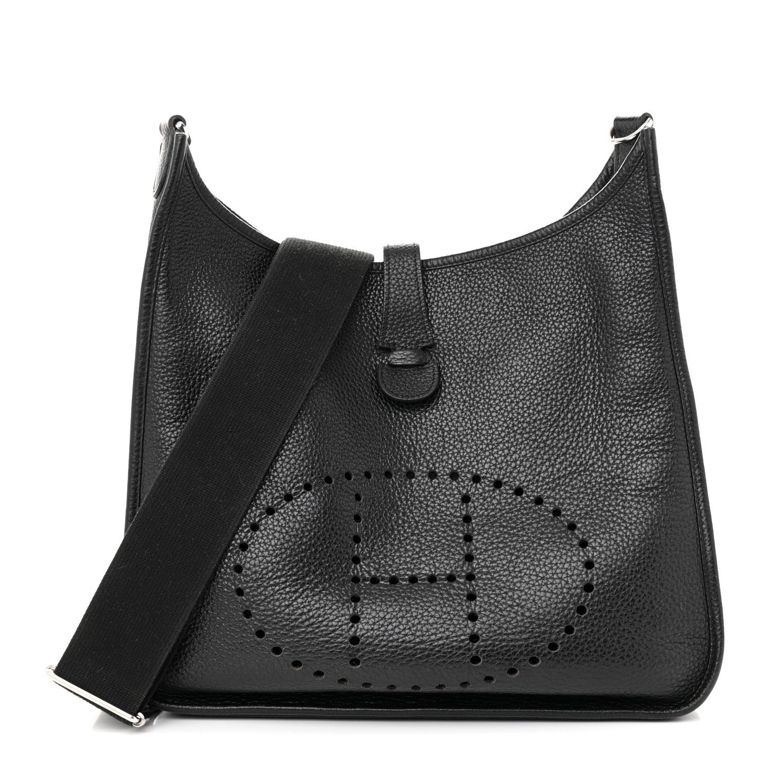 Hermes Taurillon Clemence Evelyne III GM Black 1 of 14
