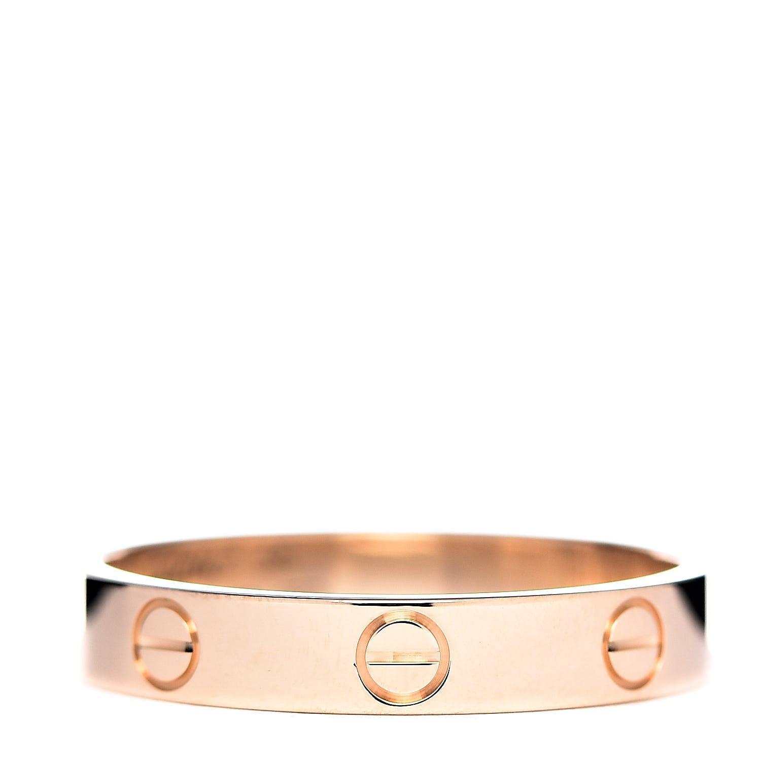 Cartier 18K Pink Gold 3.5mm LOVE Wedding Band Ring 58 8.25 1 of 5