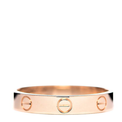 Cartier 18K Pink Gold 3.5mm LOVE Wedding Band Ring 58 8.25 1 of 5