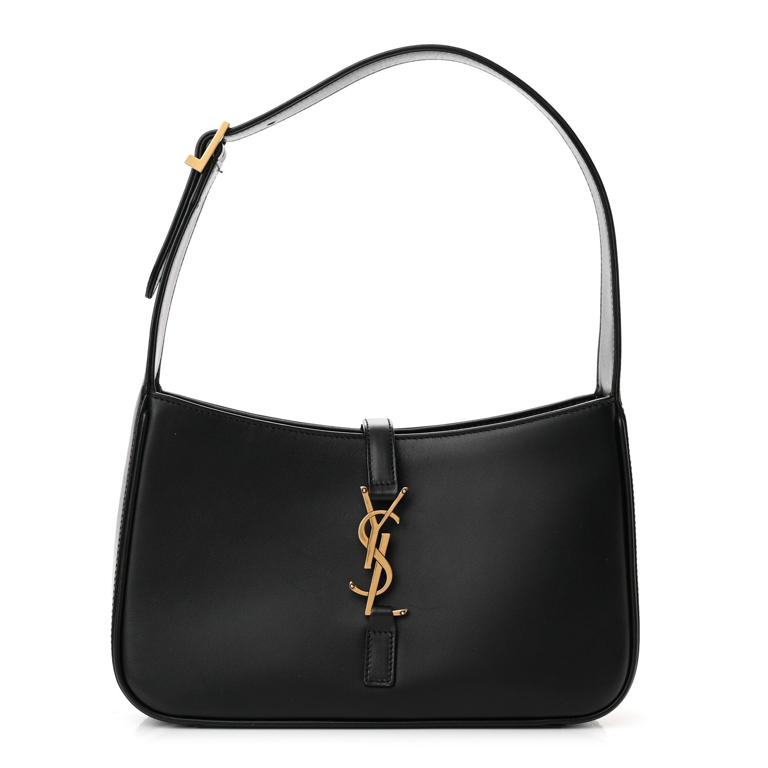 Saint Laurent Smooth Calfskin Le 5 A 7 Hobo Black 1 of 10