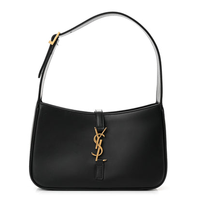 Saint Laurent Smooth Calfskin Le 5 A 7 Hobo Black 1 of 10