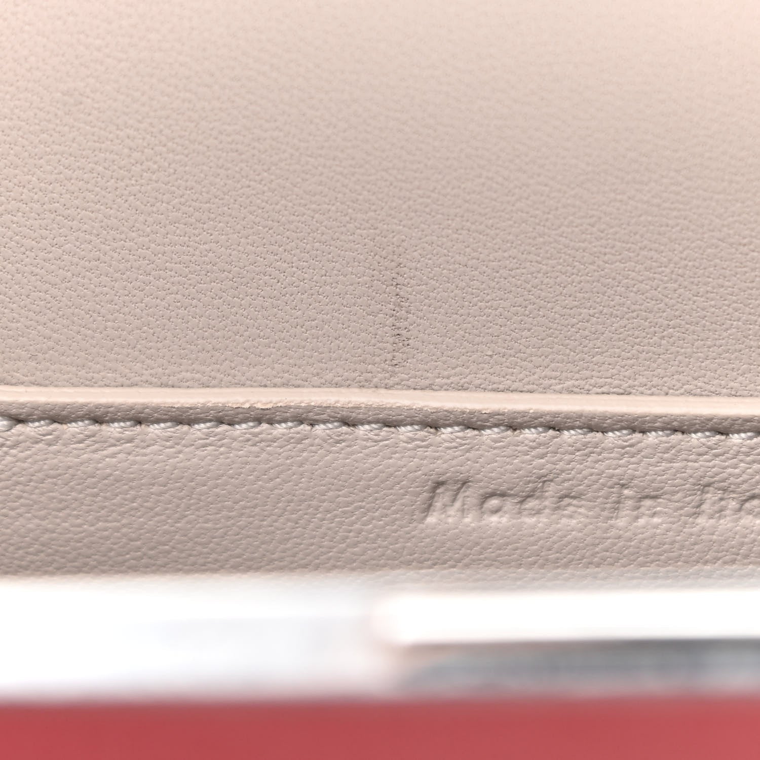 Celine Smooth Calfskin Mini Clasp Bag Pop Red 11 of 11