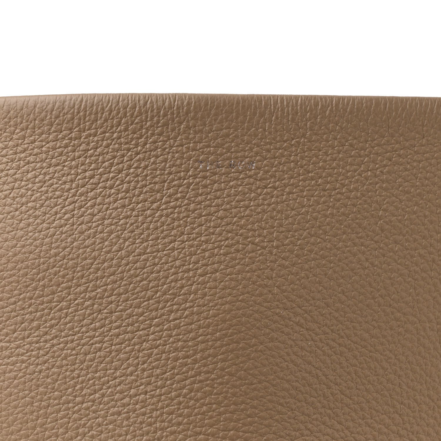 The Row Grained Calfskin Medium N/S Park Tote Dark Taupe 8 of 10
