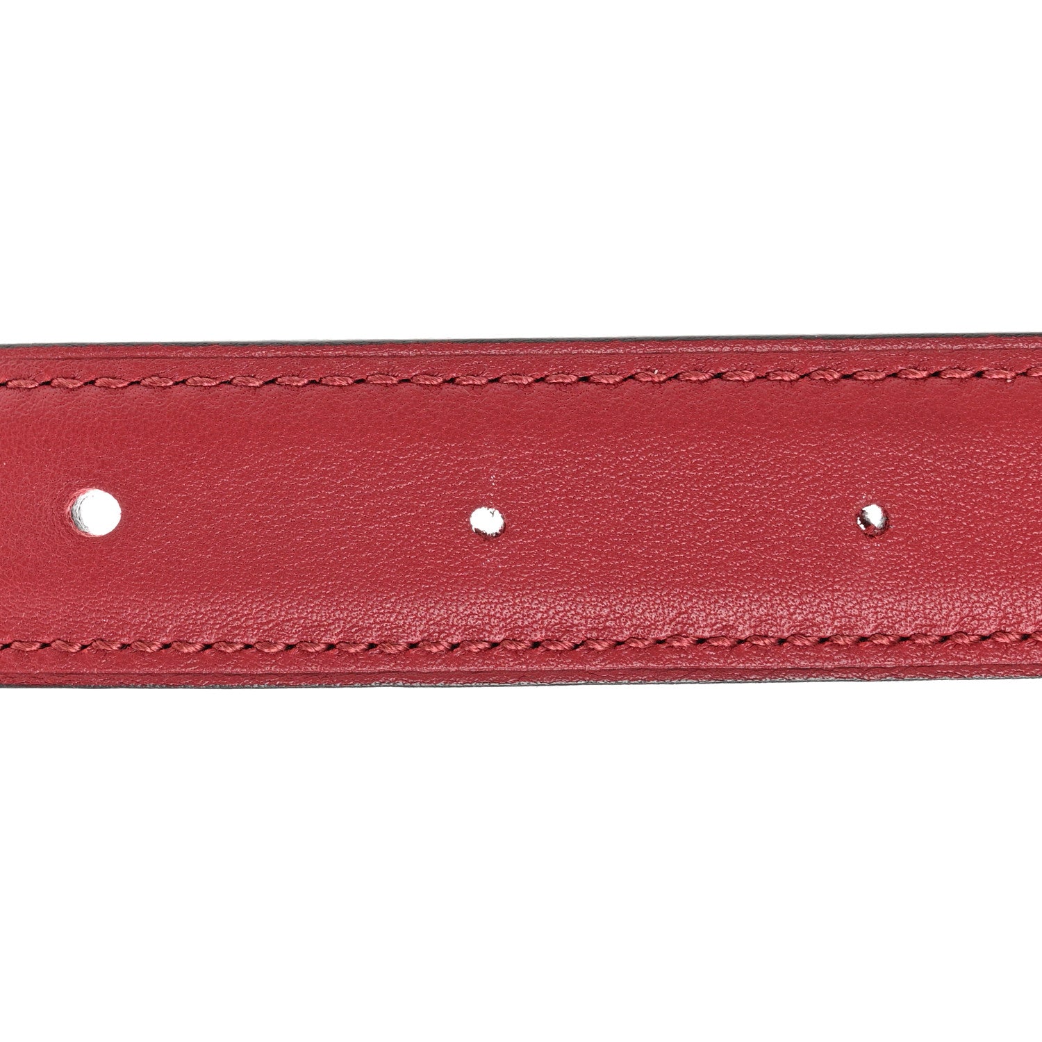 Hermes Box Swift 24mm Constance H Belt 75 Black Rouge Grenat