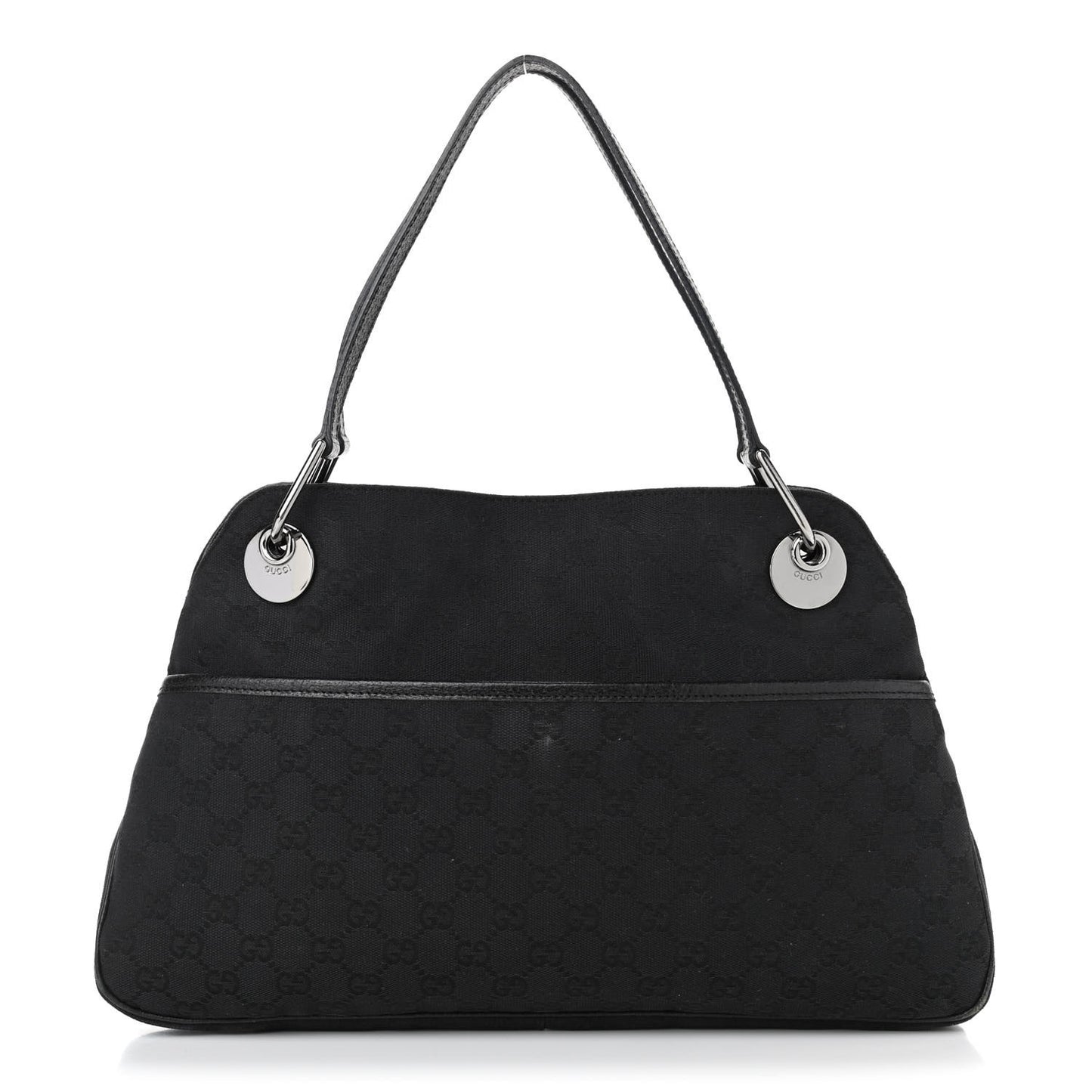 Monogram Medium Eclipse Shoulder Bag Black