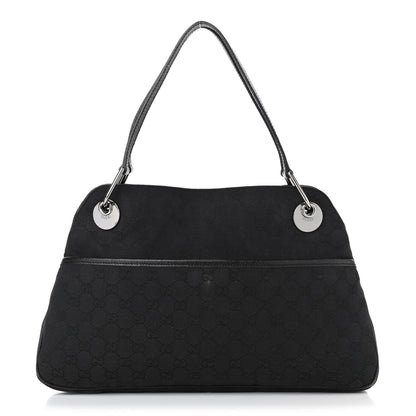 Gucci Monogram Medium Eclipse Shoulder Bag Black 1 of 6