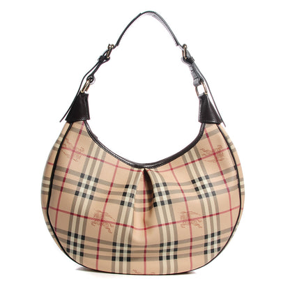 Burberry Haymarket Check Small Rydal Hobo 1 of 8