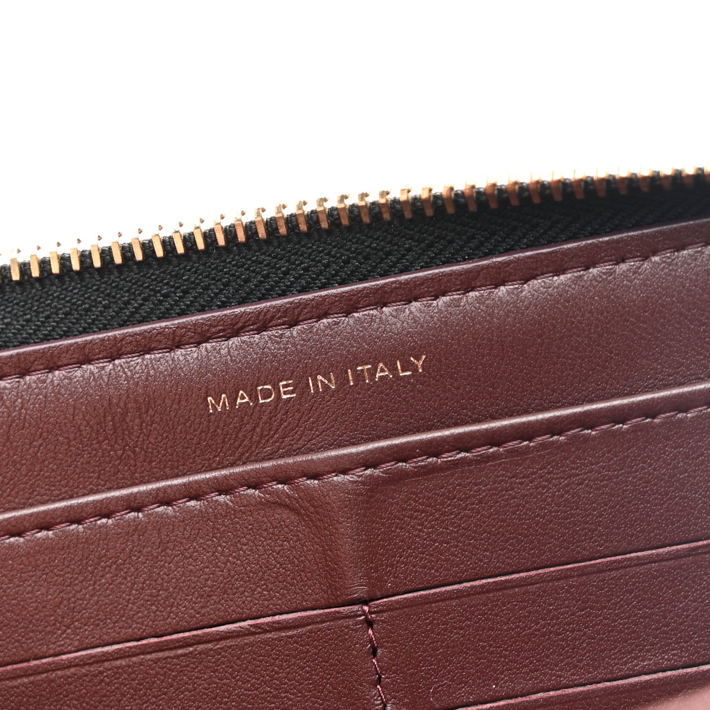 Caviar Quilted Large Gusset Zip Around Wallet Black