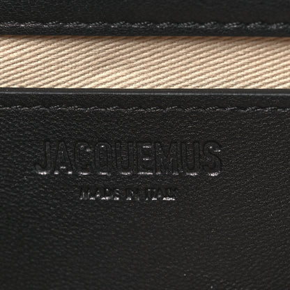 Jacquemus Smooth Calfskin La Pochette Rond Carre Black 9 of 18