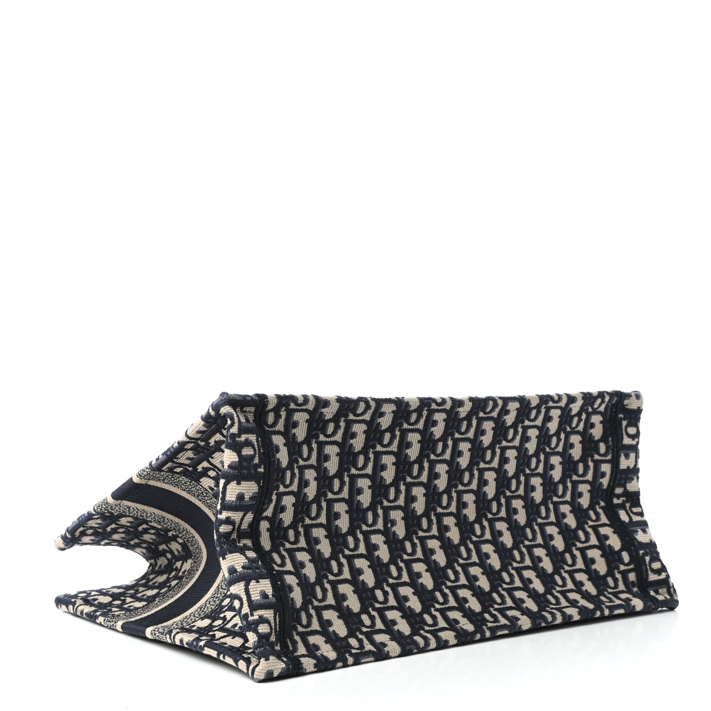 Oblique Medium Book Tote Blue Multicolor